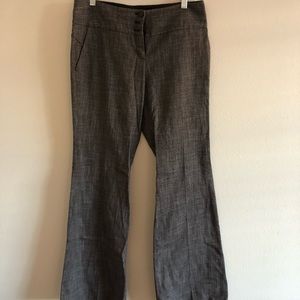 The limited wide leg grey dress pant
